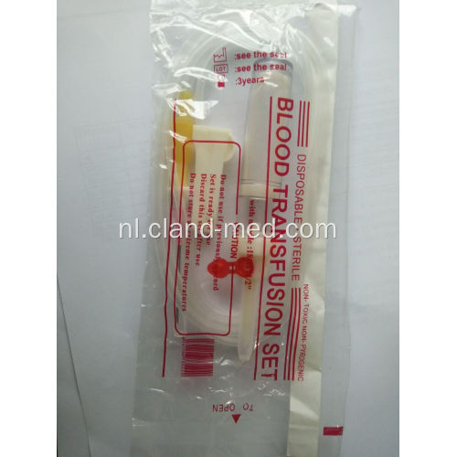 Wegwerpbare bloedtransfusie Set met naald voor hypodermie